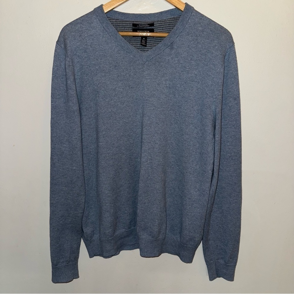 Nordstrom Men’s Shop Cashmere and Cotton Sweater Size Medium